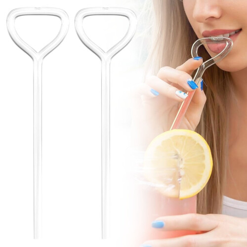 Reusable Glass Drinking Straws with Cleaning Brush 1