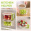 2 In 1 Draining Basket, Multifunctional Fruit And Vegetable Washing Bowl with Folding Handle 6