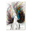 Tableau sur toile Excite 20 x 30 cm Blanc Turquoise 1