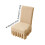 Stretch Polyester Chair Cover – Coffee, 1 Pack 3