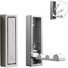 Patères pliantes en alliage de zinc, lot de 2