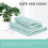 Tapete de Banho Antiderrapante de PVC com Bucha Vegetal 40x16 polegadas 5