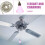 Pink Glass Beaded Pull Chain for Ceiling Fan or Pendant 4
