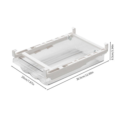 Clear Stackable Egg Tray Organizer Bin with Pull-Out Drawer, Holds 21 Eggs, Food-Safe Plastic – Compatible with Standard Refrigerators 2
