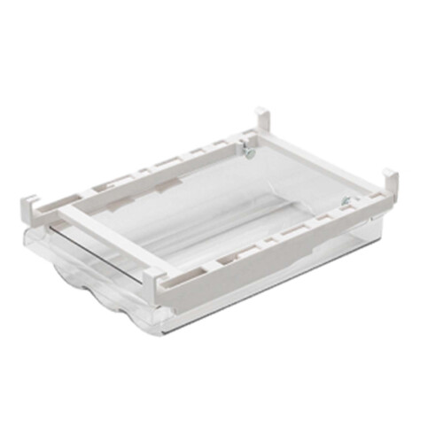 Clear Stackable Egg Tray Organizer Bin with Pull-Out Drawer, Holds 21 Eggs, Food-Safe Plastic – Compatible with Standard Refrigerators 1