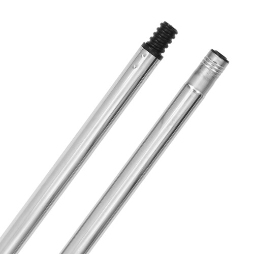 Telescopic Broom Handle Black Stainless Steel 1Pack 59In 1