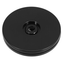 Zwarte acryl draaiplateau standaard 75 mm