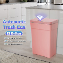 Poubelle de cuisine automatique Ă capteur de 13 gallons