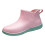 Botas de chuva impermeáveis femininas de cano curto e cano largo (1 par) 1
