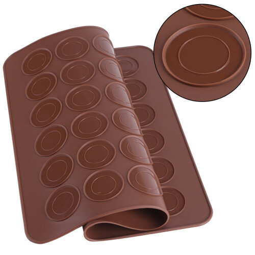 Moule à macarons en silicone, tapis de cuisson 48 cavités 2