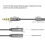 3.5mm Headset Adapter Y-Splitter Jack Cable Separate and Mic Headphone G4S9 2