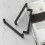 Cabinet Pulls Matte Black 160mm 10-Pack 4