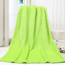 Couverture polaire ultra douce, ne peluche pas, 300 g/m², 71 x 51 cm, verte – Convient à toutes les saisons