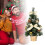 Warm White LED Mini Artificial Christmas Tree – Tabletop, 8