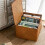 Wicker Storage Basket Woven Rattan Storage With Lids Laundry Baskets 5
