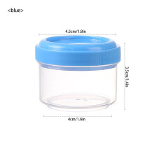 Opruiming! Transparant mini plastic potje/dispenserflesje 35 ml, herbruikbaar, tomatenpotje, saladeflesje, kruidenflesje