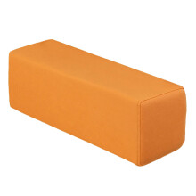 Coussin d'accoudoir de canapé en mousse haute densité, orange, pour bureau, maison ou chambre.