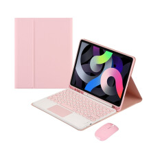 Retro Touch toetsenbord- en muiscombinatie compatibel met iPad Air4 (10,9 inch) - Inclusief stijlvolle hoes