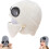 Unisex stickad mössa med avtagbar mask 1