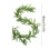 6ft Artificial Norfolk Pine Garland – Plastic, Realistic 3