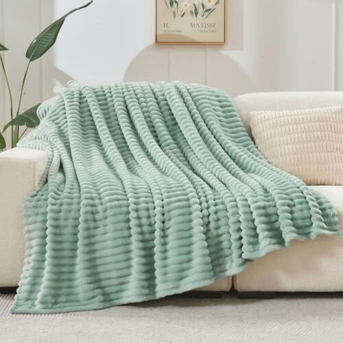 Superblødt dobbelt flannel fleece tæppe 2