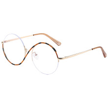 Witch Costume Glasses Metal Round Frame Red 1 Pair