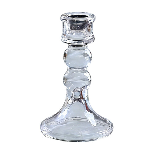 Glaslysestage med glat finish, moderne, 1 stk. 1