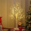 144 LED-berkenboomlamp met timer – warm wit, USB of 1
