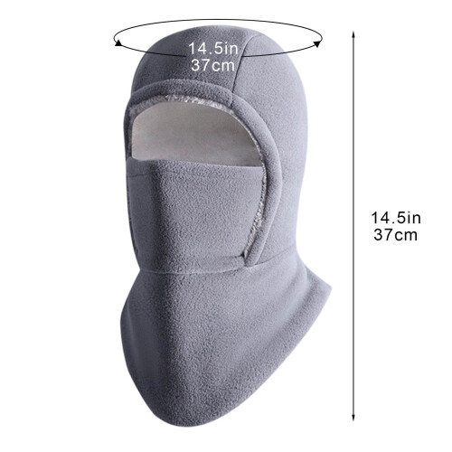 Unisex-Thermo-Sturmhaube mit Nackenwärmer 1