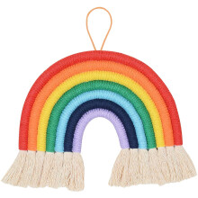 EASTIN Rainbow Wall Hanging Decorative Colorful for Boho Home Decor, Party Supplies, Baby Shower, Holiday, Nursey Dorm Room