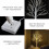 144 LED-berkenboomlamp met timer – warm wit, USB of 3
