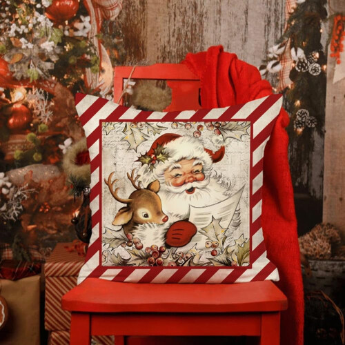 Christmas Pillow Covers16x16inch Set of4 1