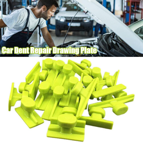 Thickened Dent Puller Tabs for Paintless Dent Repair, Compatible with PDR Tools, Hail Crease Tabs Kit 2