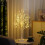 144 LED-berkenboomlamp met timer – warm wit, USB of 4