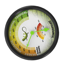 Reptile Terrarium Dual Thermometer Hygrothermograph Temperature Measuring Device