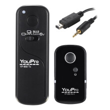 YouPro YP-860DC2 2.4G bezdrátový přijímač dálkového ovládání závěrky (16 kanálů), kompatibilní s fotoaparáty Nikon