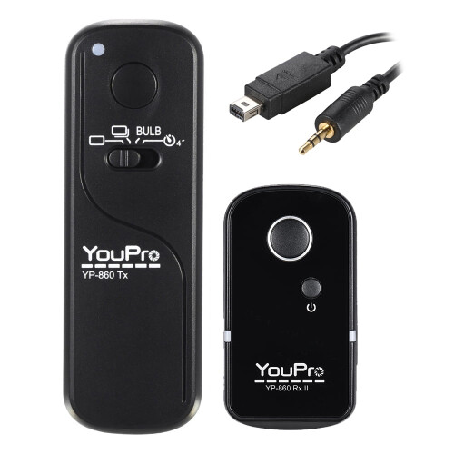 YouPro YP-860DC2 Ασύρματος Δέκτης Απελευθέρωσης Κλείστρου 2.4G (16 Κανάλια), Συμβατός με Nikon