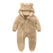 lulshou Baby-Strampler, Krabbelkleidung, langer Jumpsuit, einfarbiger Baby-Strampler, Kapuzen-Strampler, Neugeborenen-Schlafanzug, Body im Ausverkauf