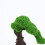 DRAFIDEEP miniature pine trees Simulation Tree Green Resin 6Pcs 7
