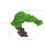 DRAFIDEEP miniature pine trees Simulation Tree Green Resin 6Pcs 2