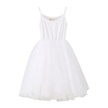 Toddler Baby Girls Floral Dress Baby Girls Tutu Dress Cotton Tutu Dress Tulle Dresses Girl Sleeveless Princess Dress For 5-6 Years