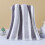 Badhandduk i korallfleece – stor randig, 75x35cm 4