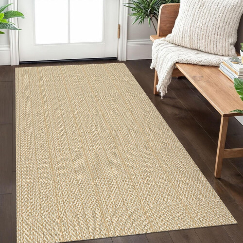 Farmhouse entryway rug boho woven 2'x3'