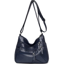 Bolsa vermelha, pequena e requintada bolsa vermelha para mulheres, bolsa de ombro ideal para festas, azul