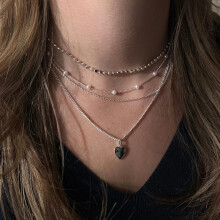 Zestaw naszyjników typu choker z warstwami złota dla kobiet – złoto 14K