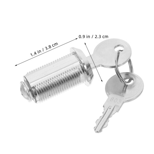 1 Set Tool Box Lock Replacement for Craftsman Pantry Door Lock Latch Cable Locks with Keys Locks 1