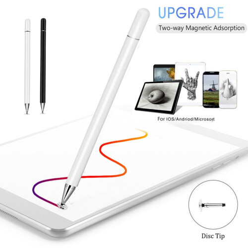 Caneta Stylus Universal compatível com Apple - compatível com iPad (6ª/7ª/8ª/Mini 5ª/Pro 11 e 12,9"), Air 3ª geração e outros tablets e 2