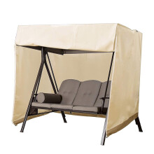 Housse de protection imperméable pour balancelle de jardin 3 places OUNONA, hamac et chaise suspendue d'extérieur, protection UV, soleil et pluie.