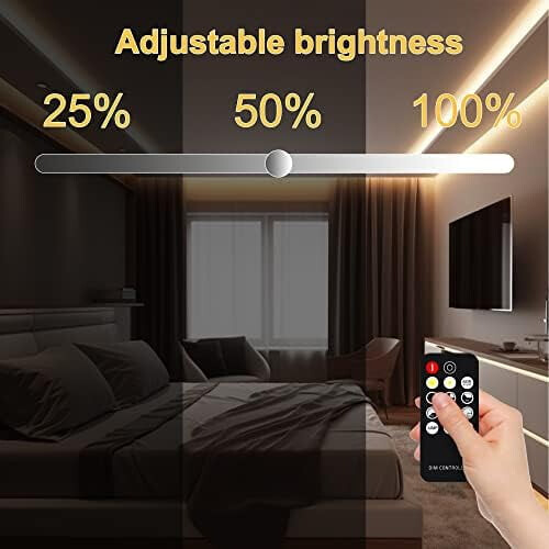 COB LED-stripverlichting 3000K warm wit 24V dimbaar 1