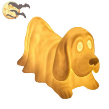 Halloweenska lampa s duchom psa jazvečíka, francúzske svietiace figúrky, roztomilé milovníčky psov, netradičná dekorácia do spálne,